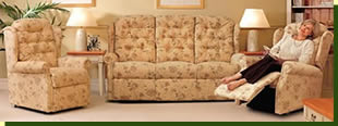 A large selection of recliners